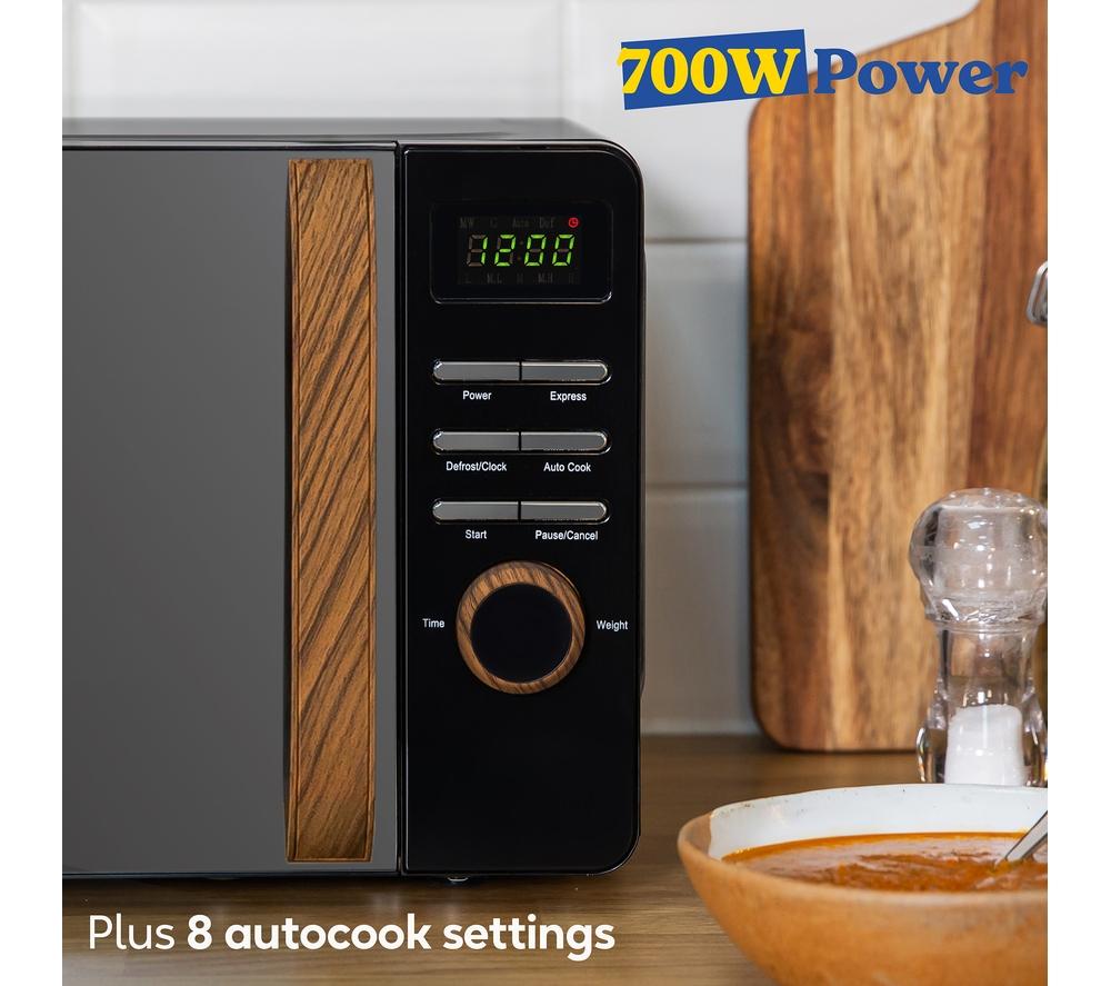 RUSSELL HOBBS Scandi RHMD714B-N Kompakt-Solo-Mikrowelle – Schwarz