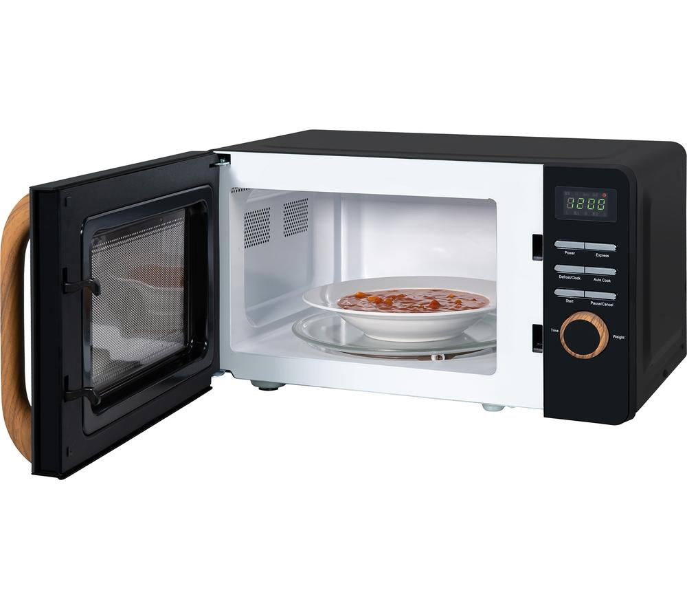 RUSSELL HOBBS Scandi RHMD714B-N Kompakt-Solo-Mikrowelle – Schwarz