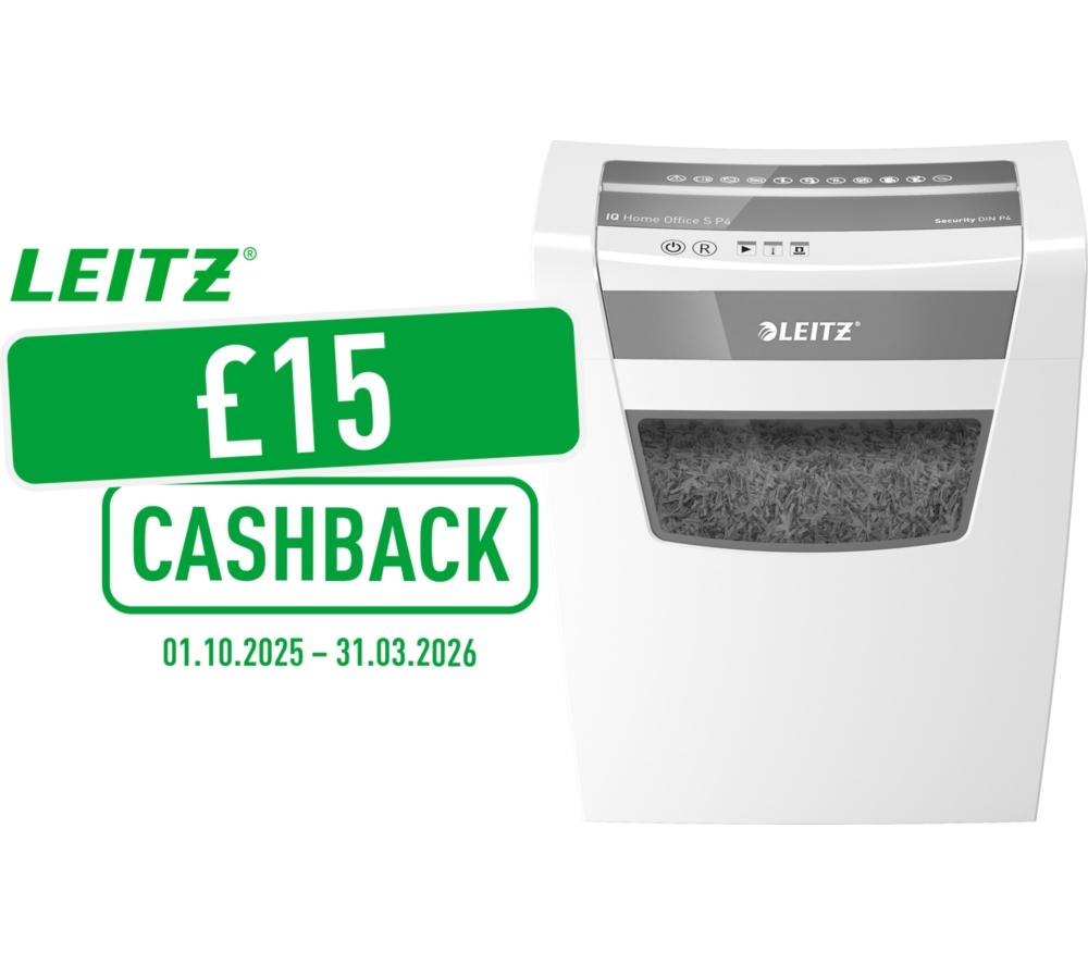 LEITZ IQ Home Office Cross Cut Paper Shredder
