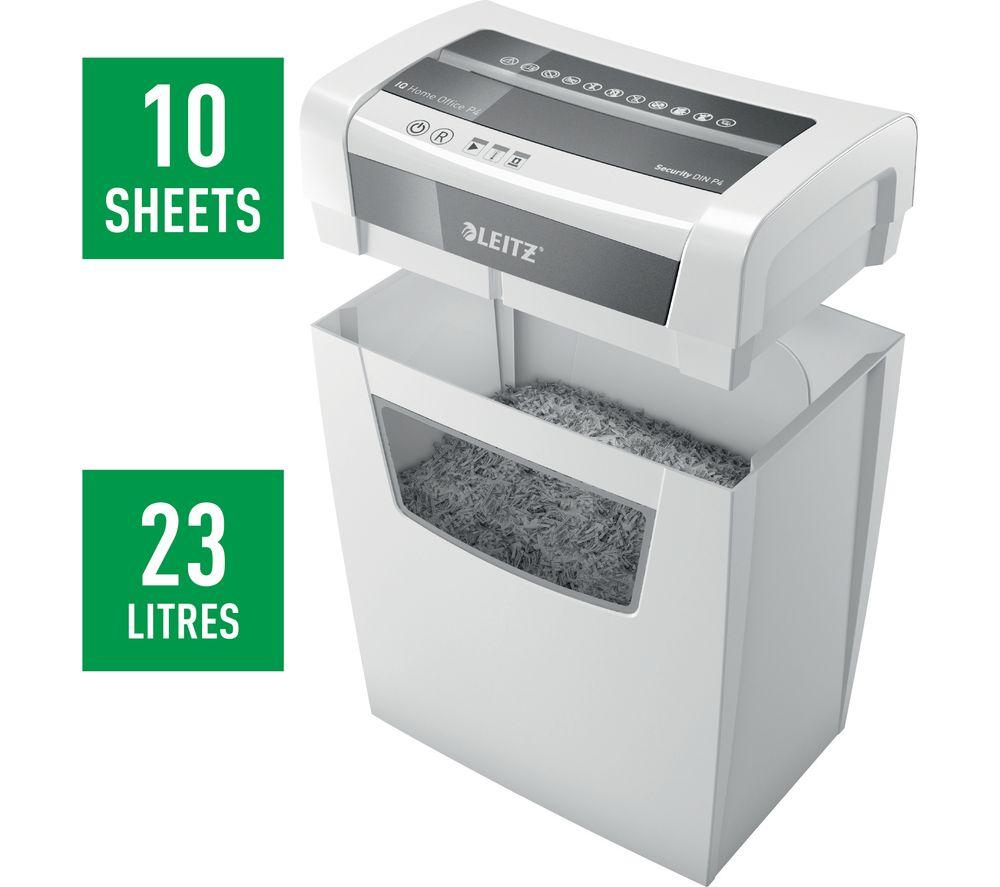 LEITZ IQ Home Office Cross Cut Paper Shredder
