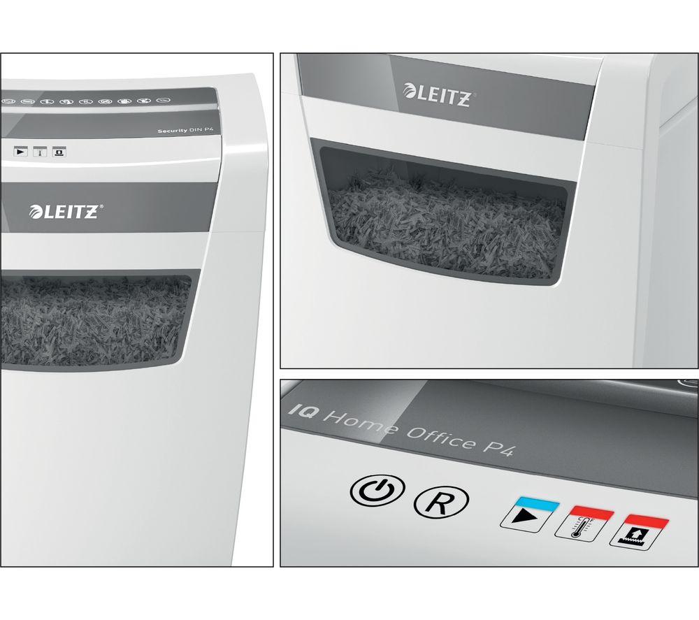 LEITZ IQ Home Office Cross Cut Paper Shredder