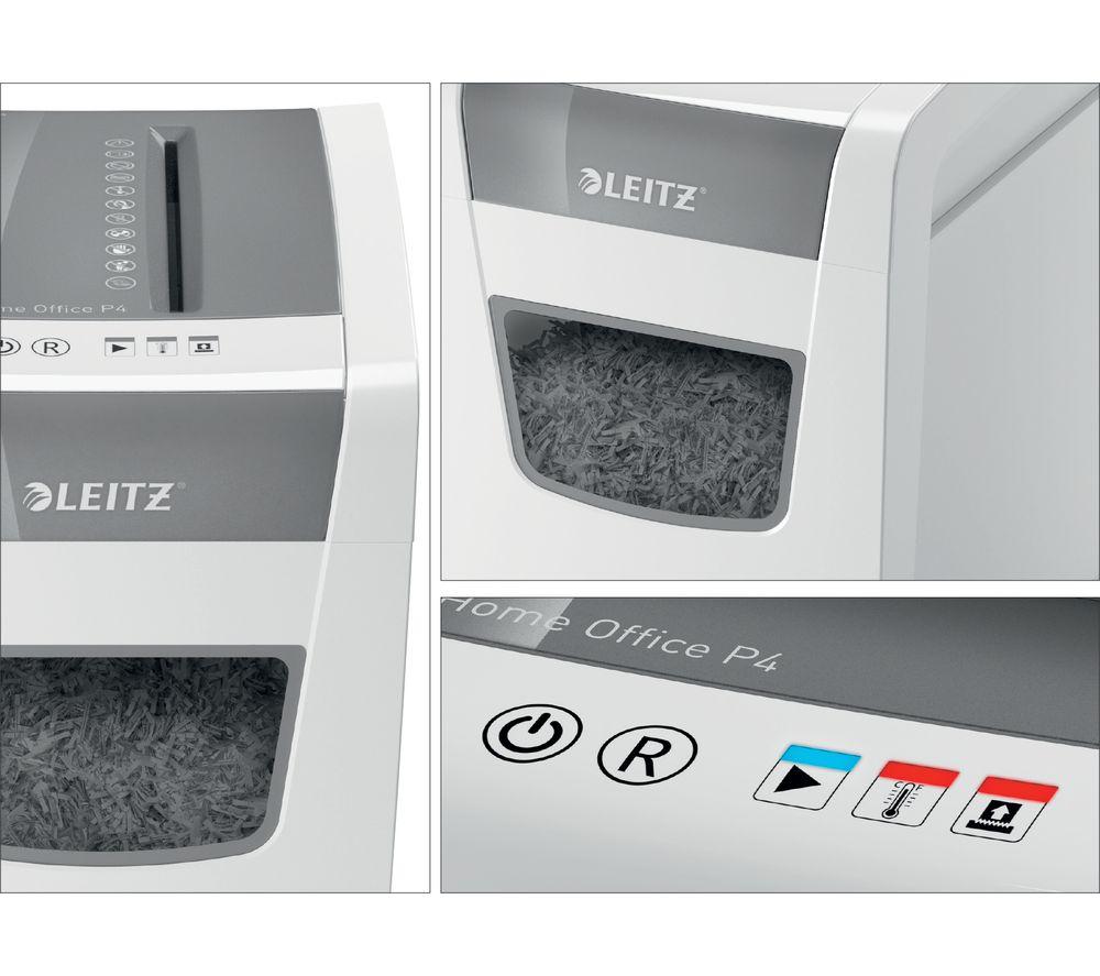 LEITZ IQ Slim Home Office Cross Cut Paper Shredder