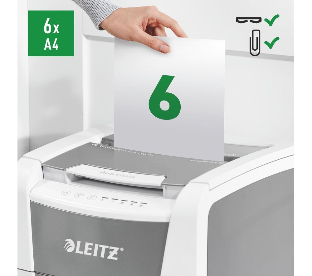 Destructora de papel de microcorte LEITZ IQ AutoFeed Office 150 P5
