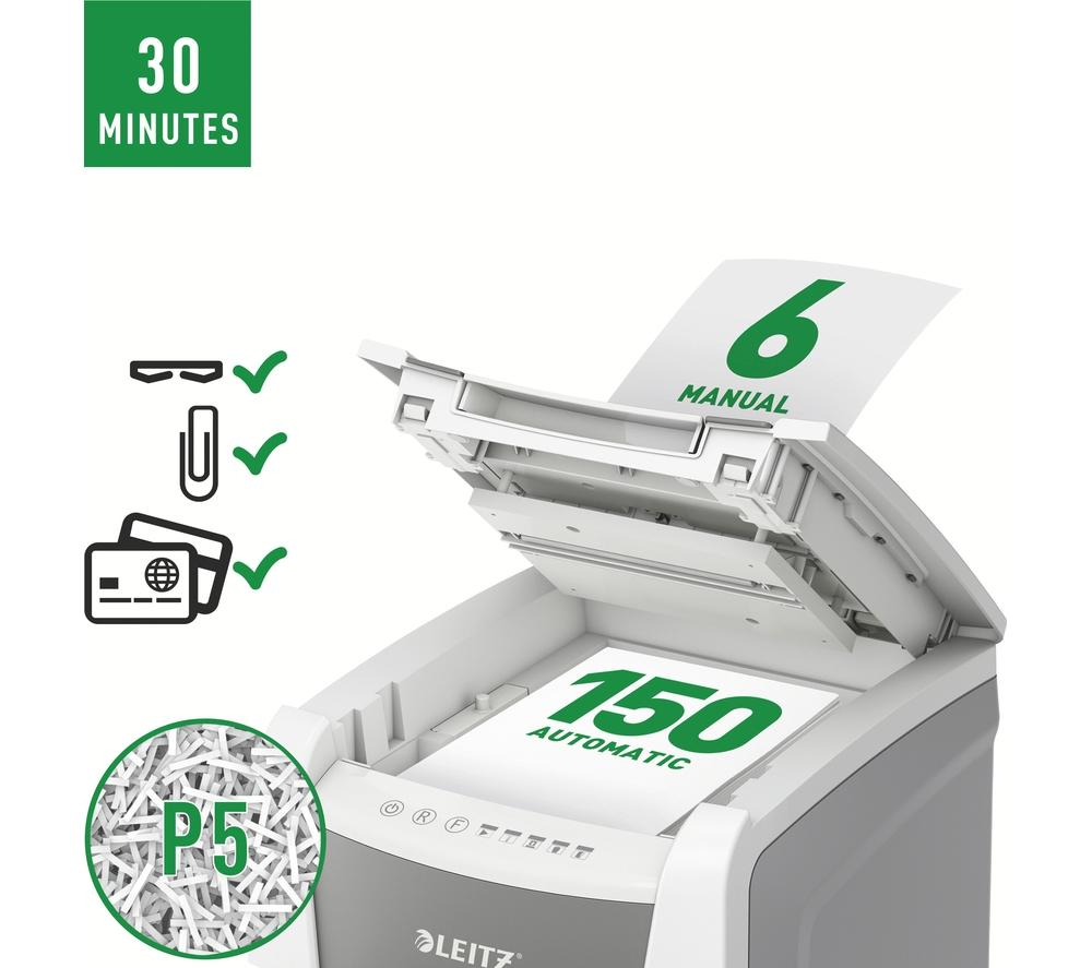 Destructora de papel de microcorte LEITZ IQ AutoFeed Office 150 P5