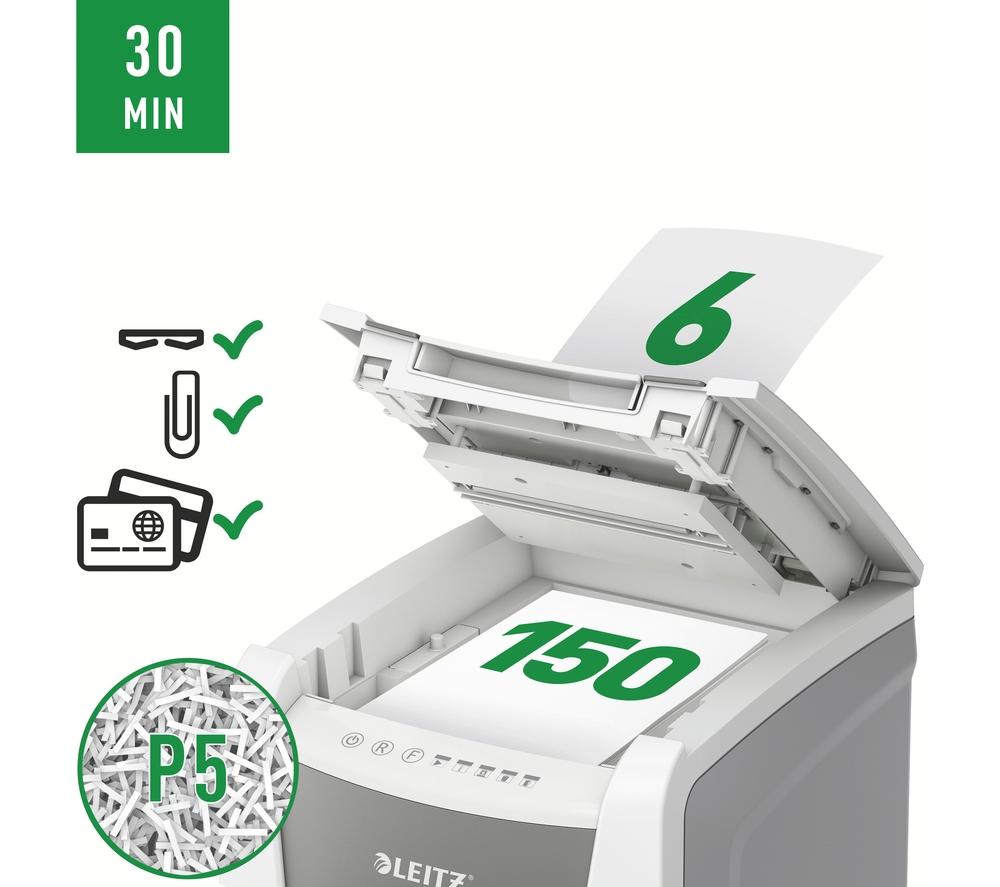 Destructora de papel de microcorte LEITZ IQ AutoFeed Office 150 P5