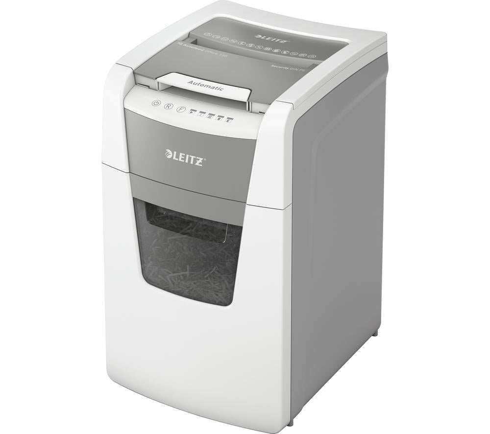 LEITZ IQ AutoFeed Office 150 P5 Micro Cut Paper Shredder