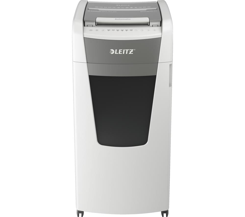 LEITZ IQ AutoFeed Office Pro 600 P4 Cross Cut Paper Shredder