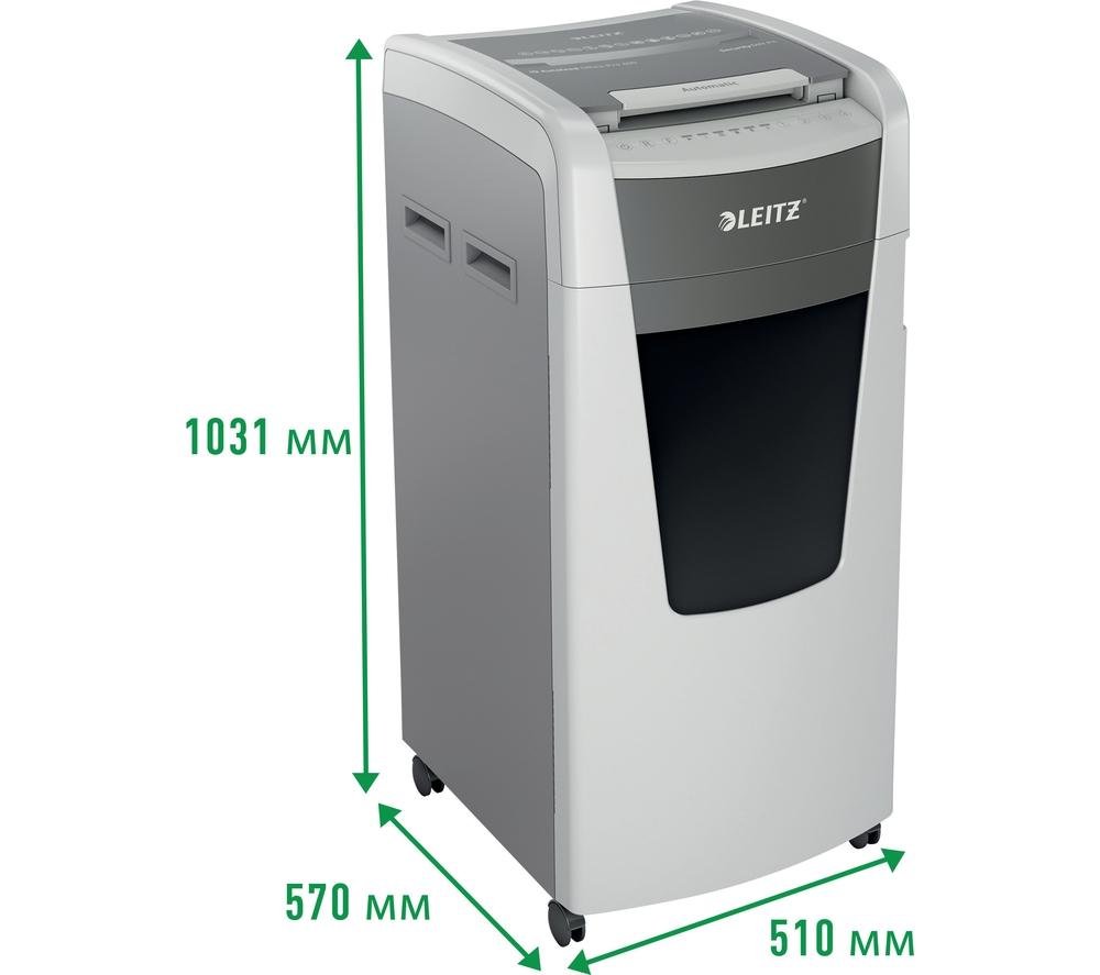 LEITZ IQ AutoFeed Office Pro 600 P4 Cross Cut Paper Shredder