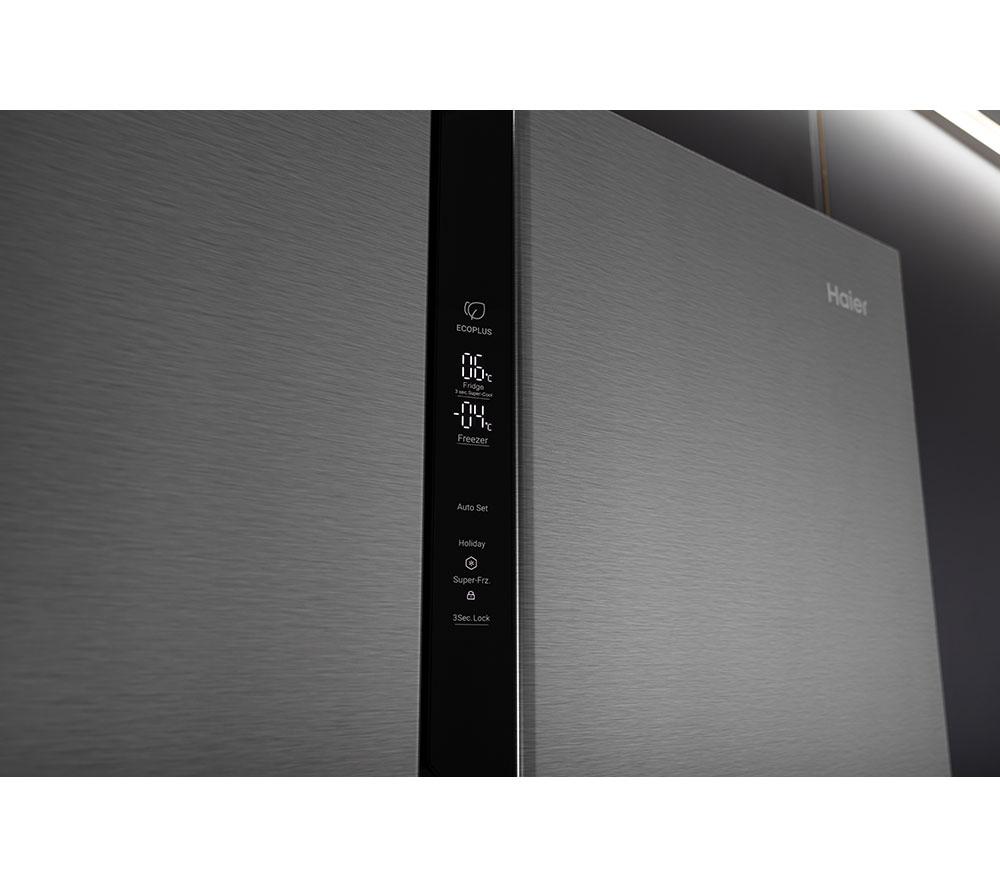 Frigorífico americano Haier HSR3918ENPG - Plata