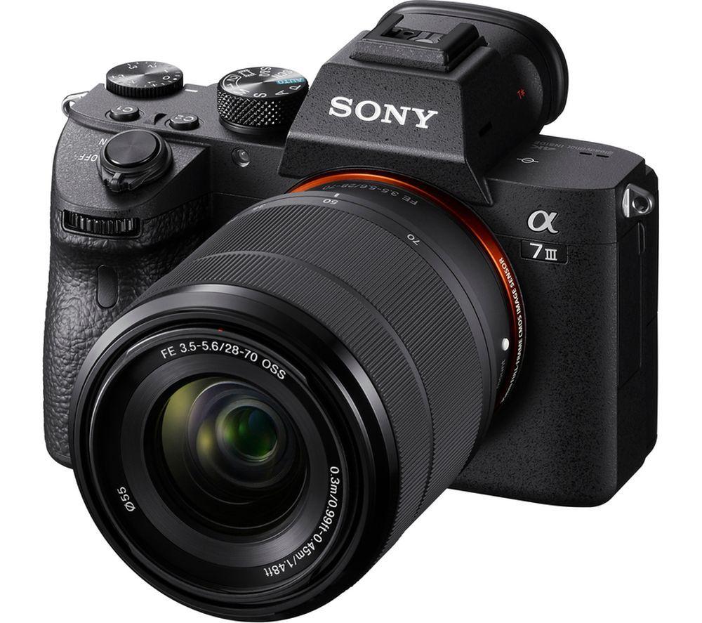 SONY a7 III Mirrorless Camera with 28-70 mm f/3.5-5.6 Zoom Lens & Shooting Grip Bundle