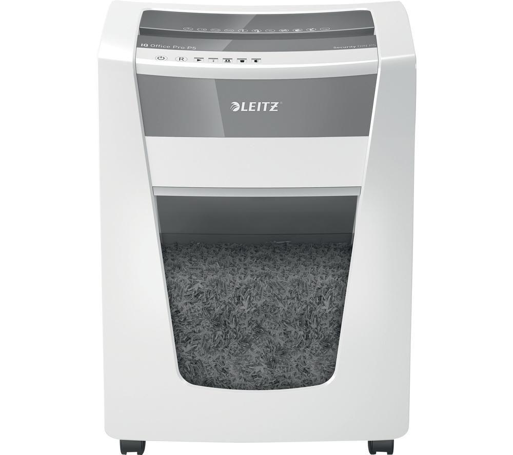 LEITZ IQ Office Pro P5 Micro Cut Paper Shredder