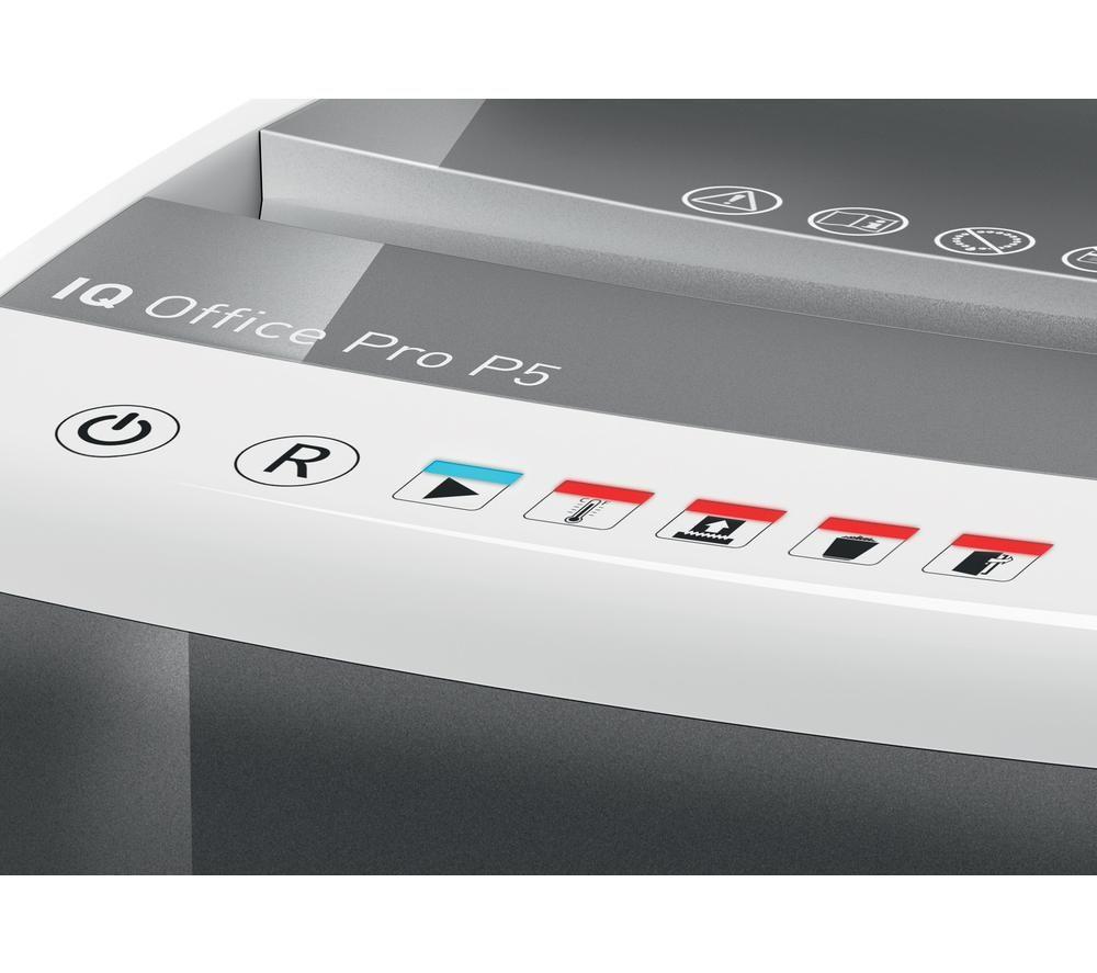LEITZ IQ Office Pro P5 Micro Cut Paper Shredder
