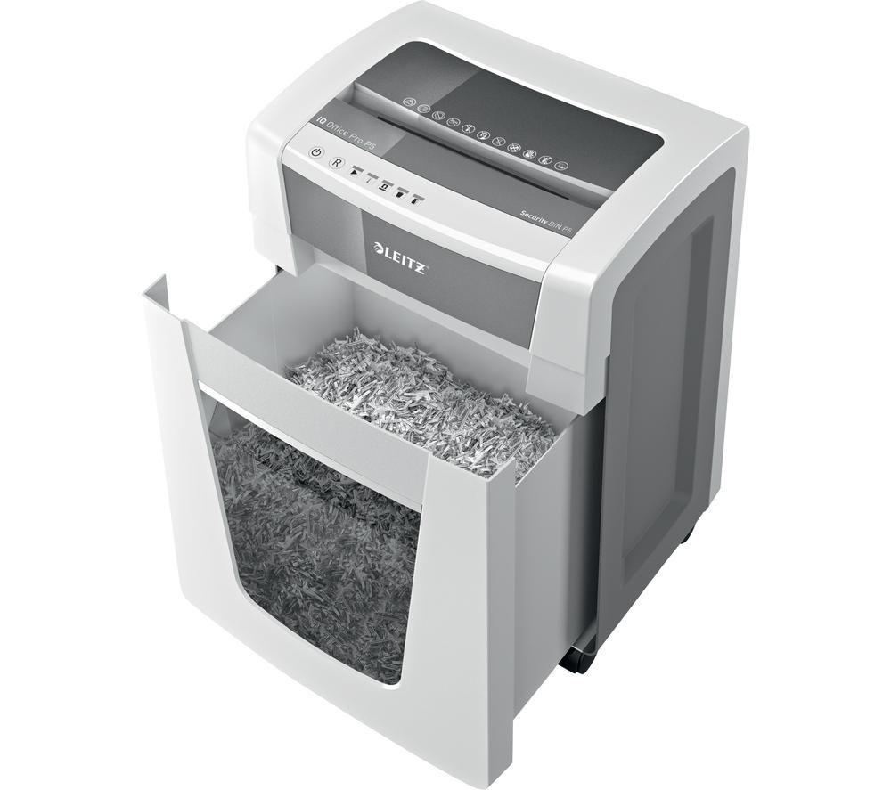 LEITZ IQ Office Pro P5 Micro Cut Paper Shredder