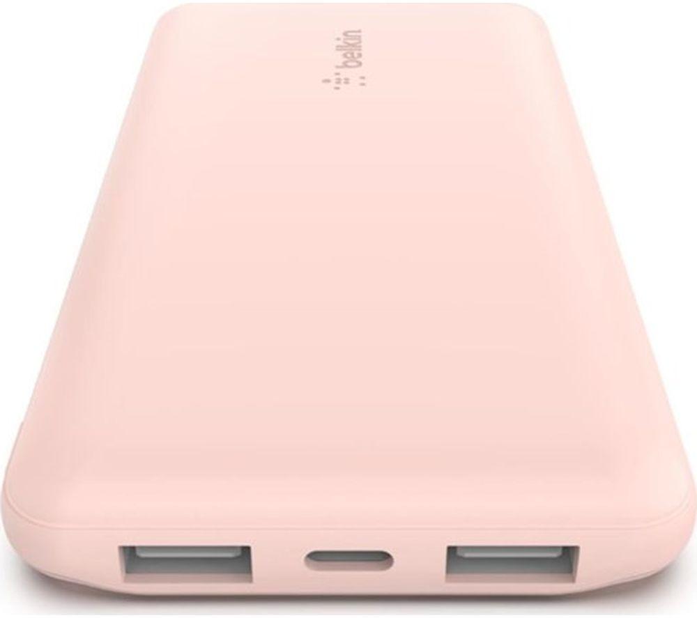 BELKIN 10000 mAh Portable Power Bank - Rose Gold