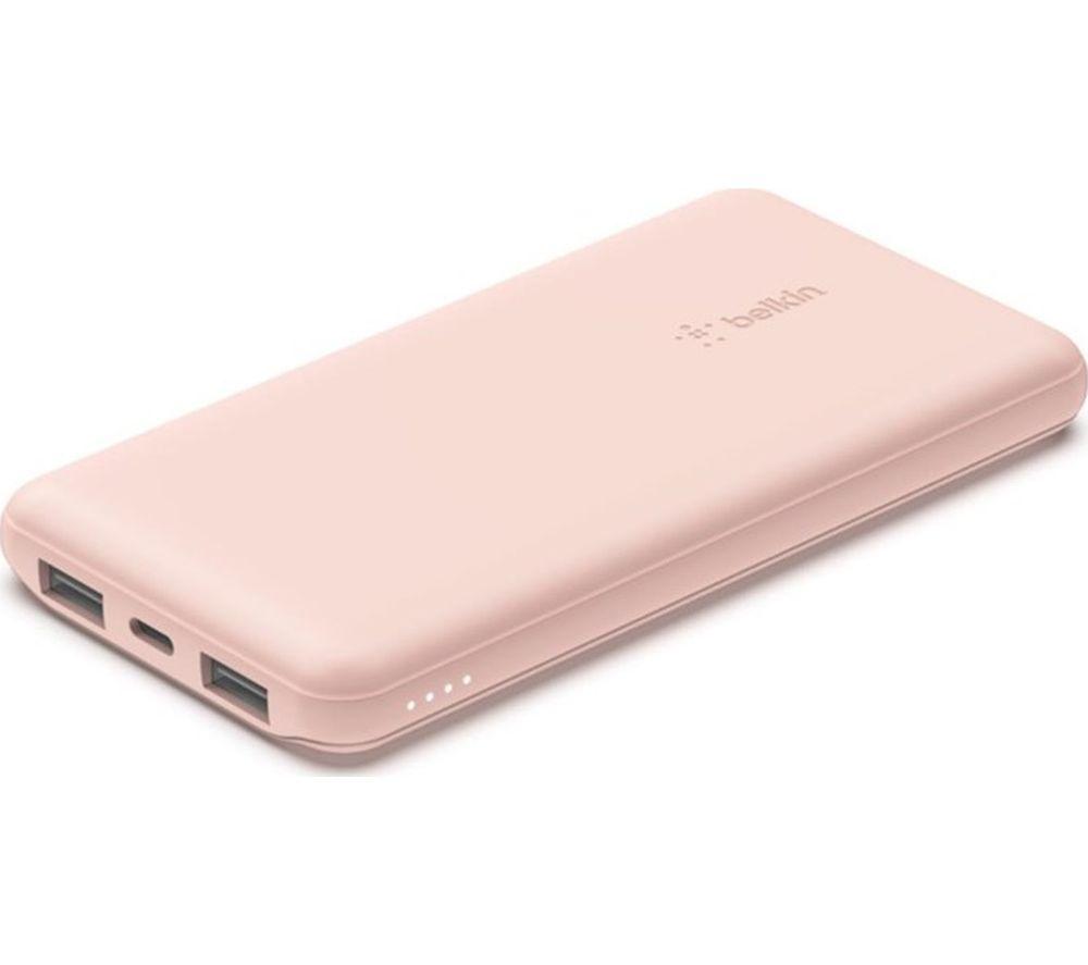 BELKIN 10000 mAh Portable Power Bank - Rose Gold