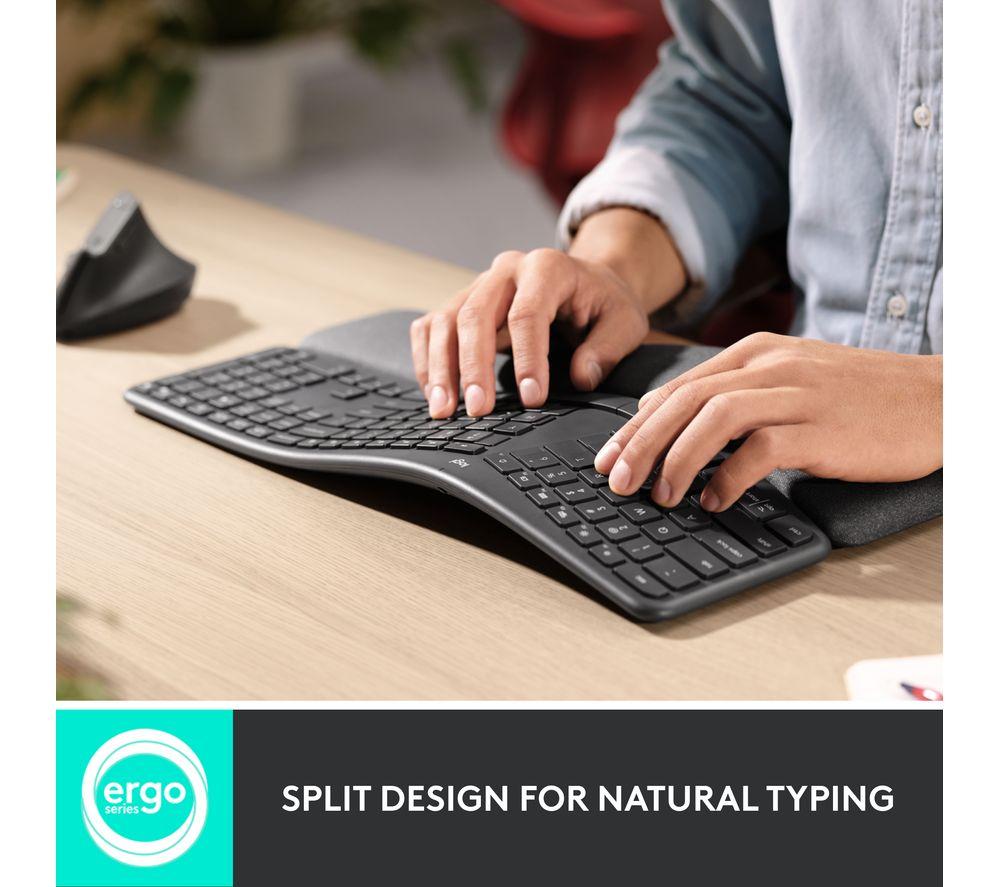 Teclado inalámbrico LOGITECH ERGO K860 - Grafito