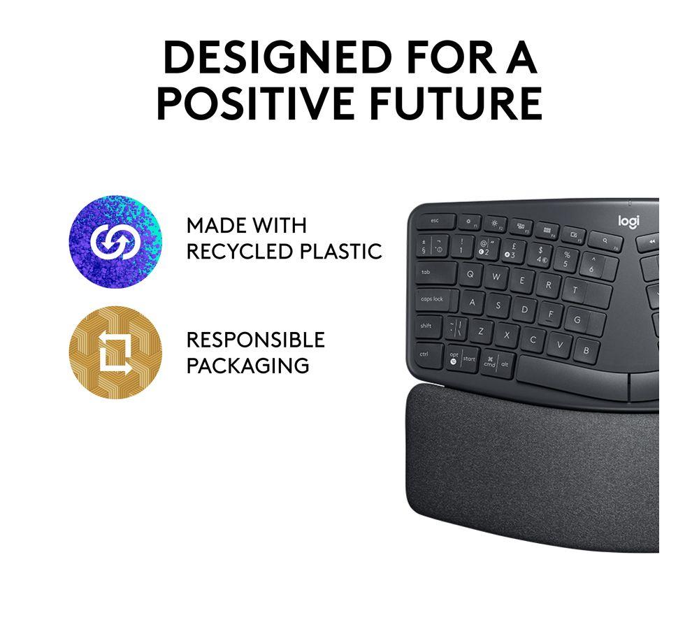 Teclado inalámbrico LOGITECH ERGO K860 - Grafito