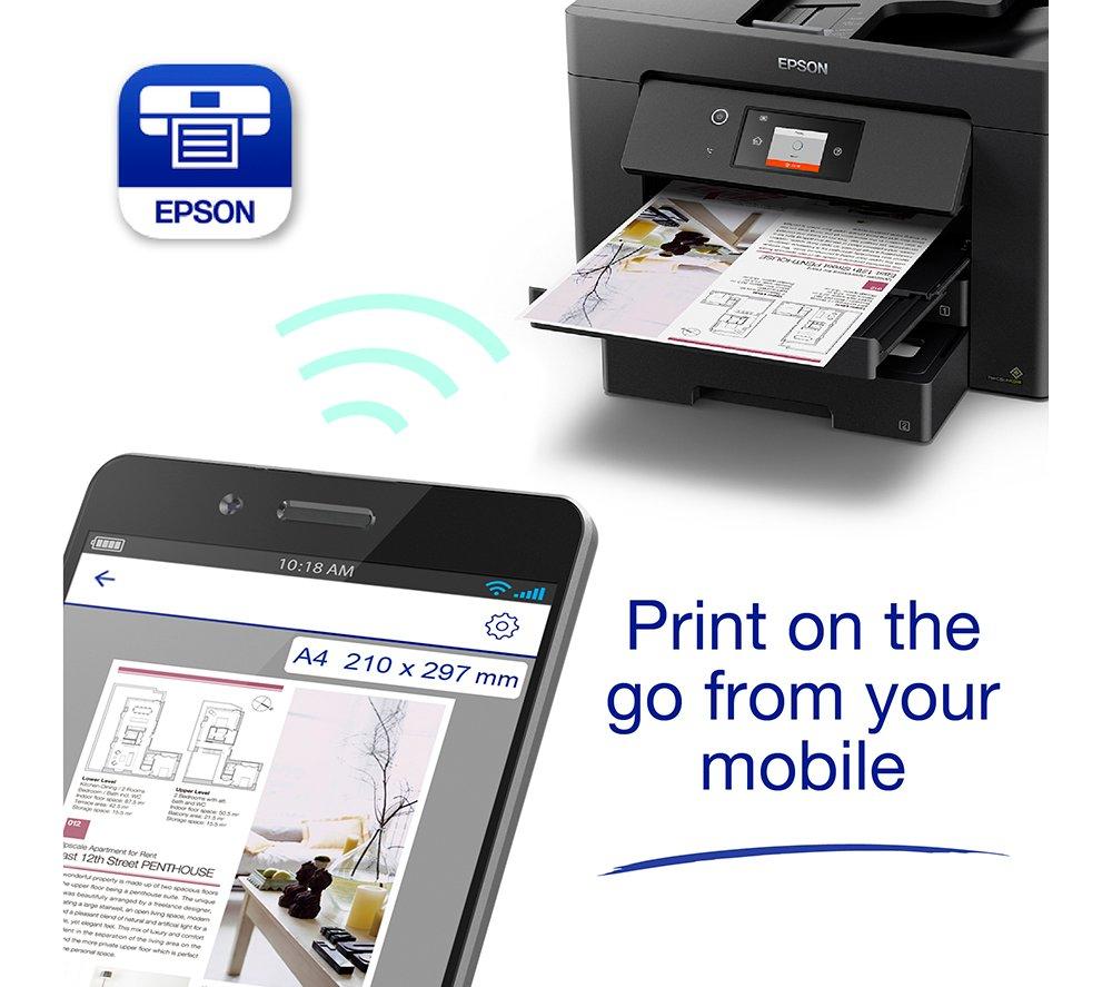 EPSON WorkForce WF-7830DTWF All-in-One Wireless A3 Inkjet Printer with Fax