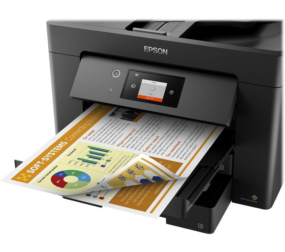 EPSON WorkForce WF-7830DTWF All-in-One Wireless A3-Tintenstrahldrucker mit Fax