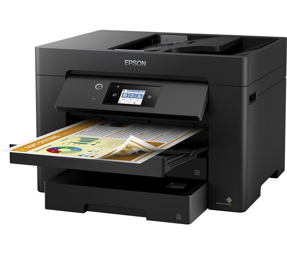 EPSON WorkForce WF-7830DTWF All-in-One Wireless A3-Tintenstrahldrucker mit Fax
