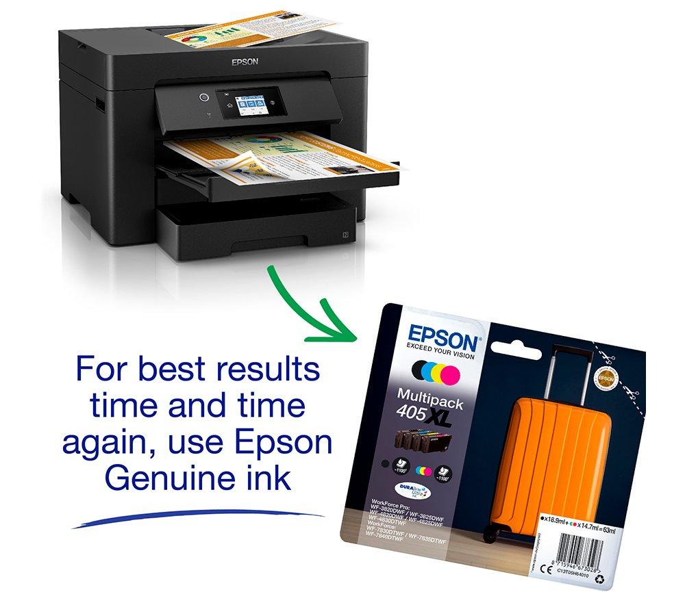 EPSON WorkForce WF-7830DTWF All-in-One Wireless A3 Inkjet Printer with Fax