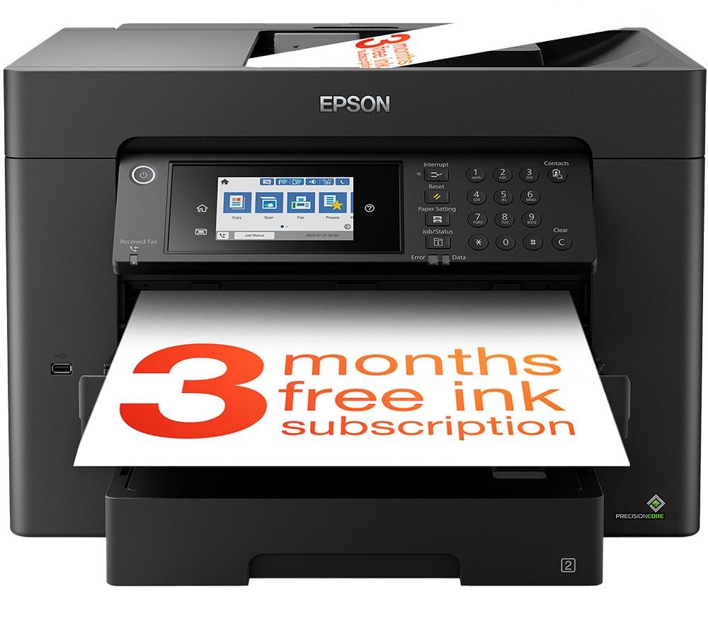 EPSON WorkForce WF-7840DTWF All-in-One Wireless A3+ Inkjet Printer with Fax