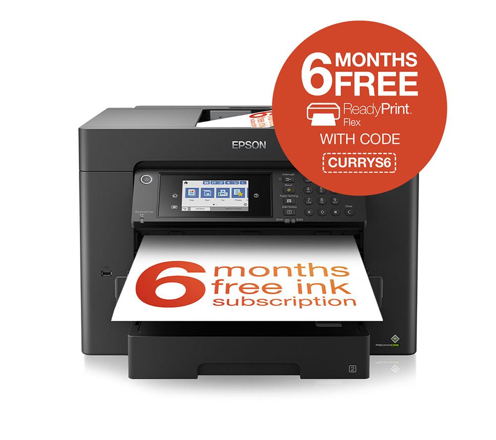 EPSON WorkForce WF-7840DTWF All-in-One Wireless A3+ Inkjet Printer with Fax