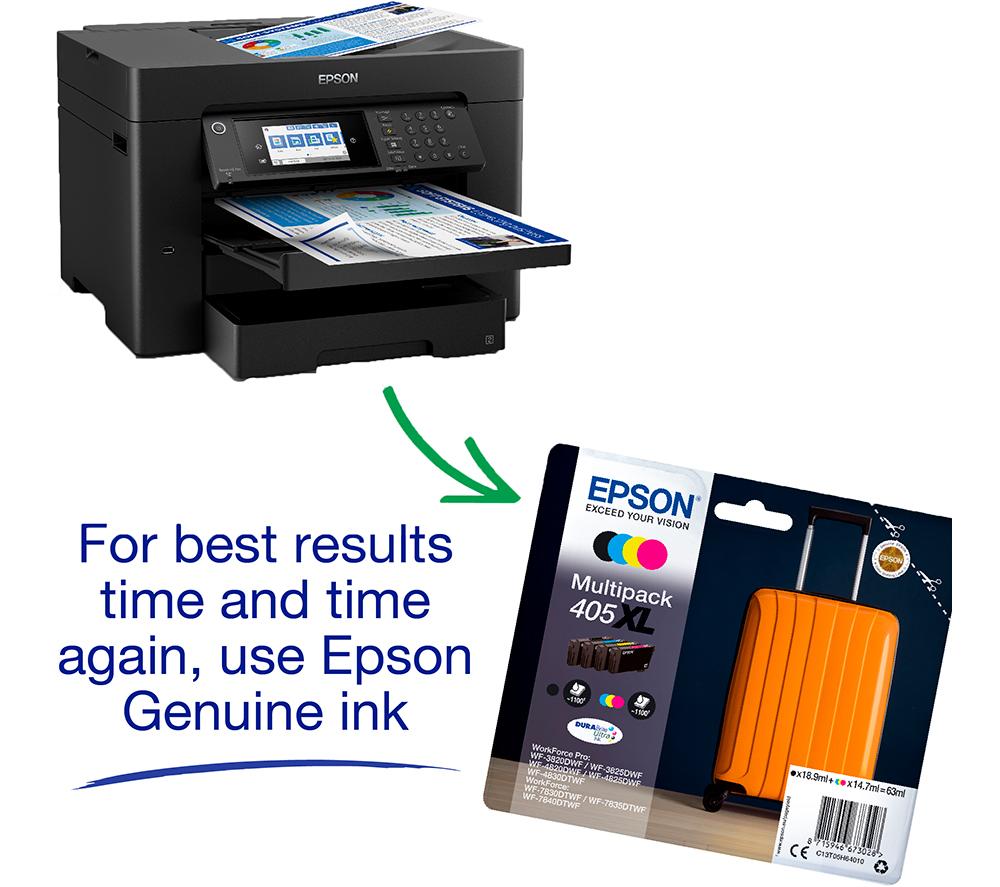 EPSON WorkForce WF-7840DTWF All-in-One Wireless A3+ Inkjet Printer with Fax