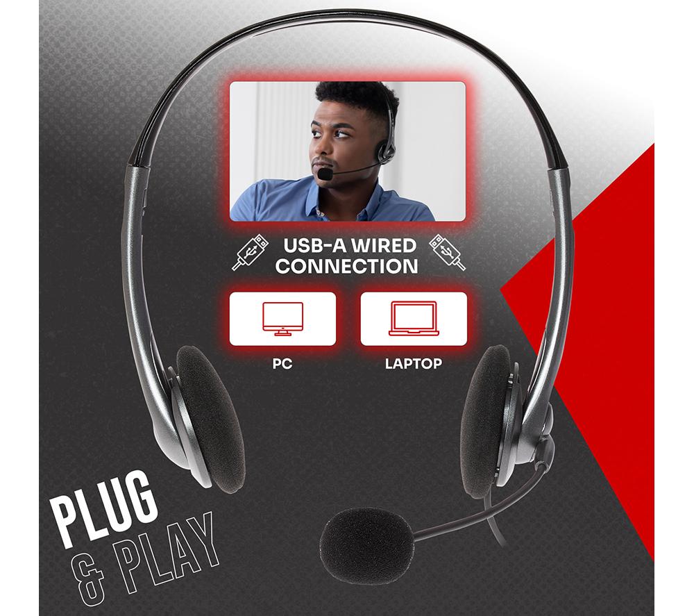 PROSOUND PROS-USBHS Headset - Black