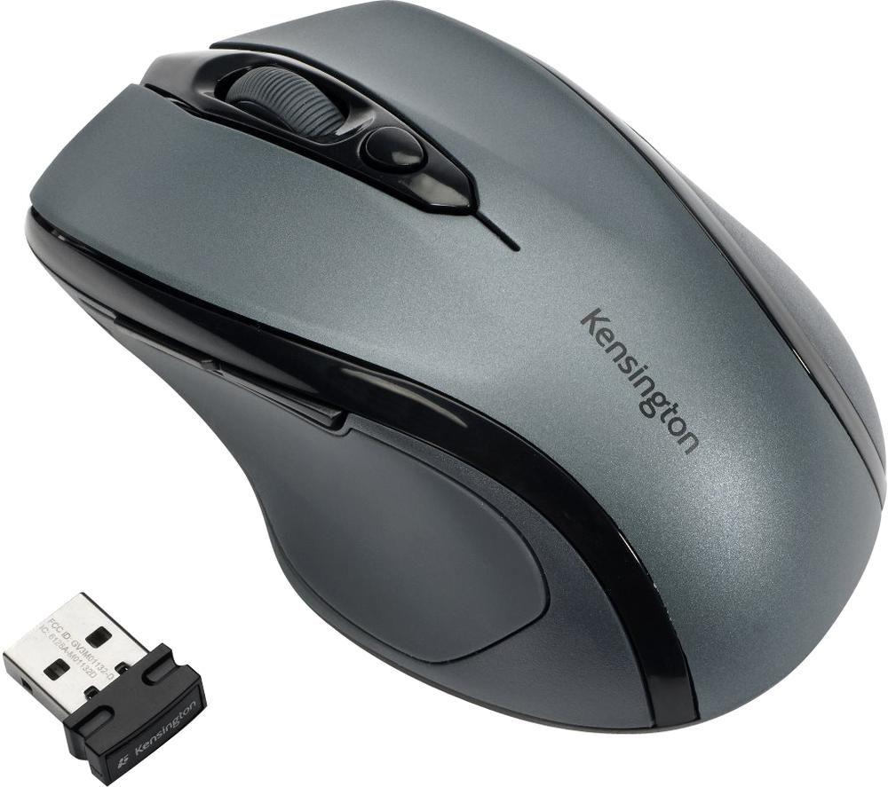 KENSINGTON Pro Fit Mid-Size Wireless Optical Mouse - Graphite