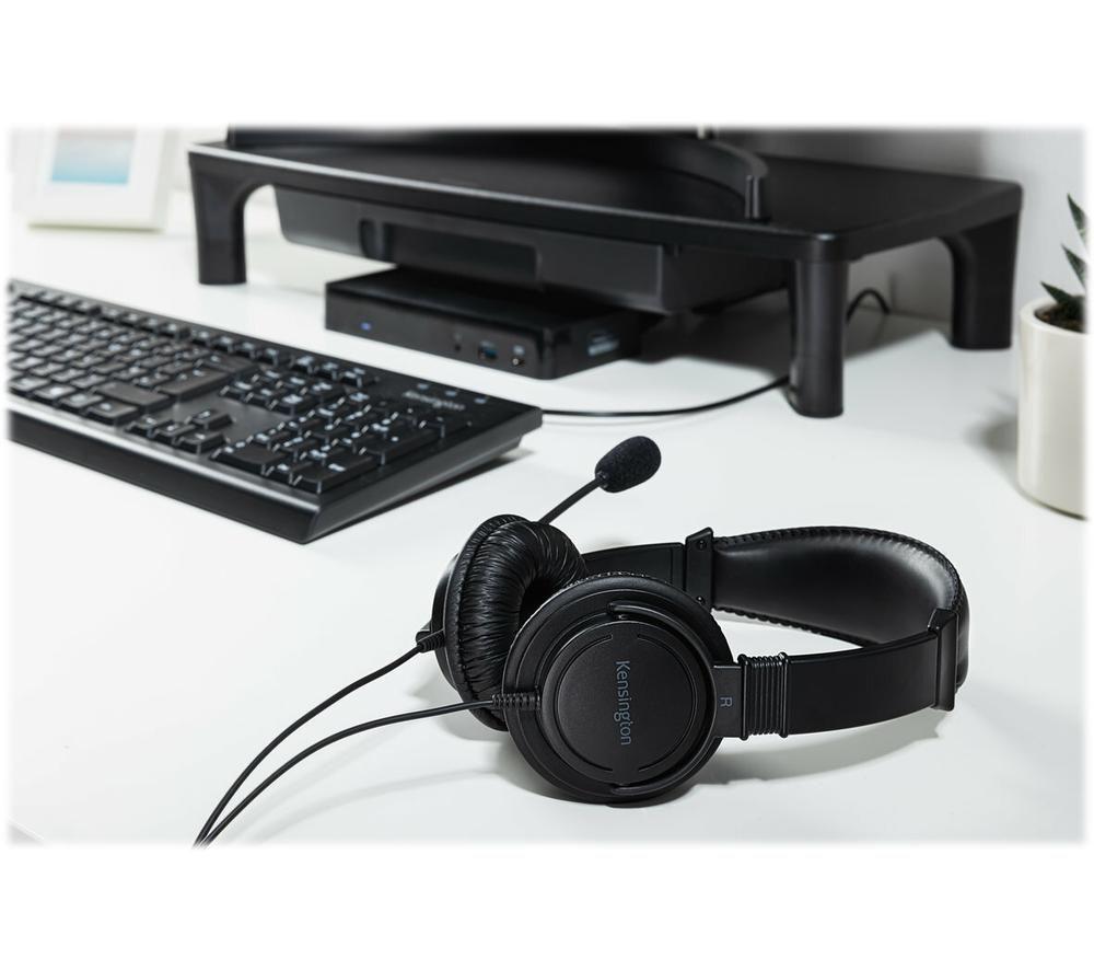 KENSINGTON K97601WW Headset - Black