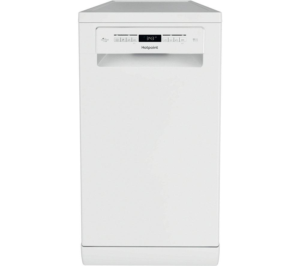 Lavavajillas estrecho HOTPOINT HSFO 3T223 W UK N - Blanco