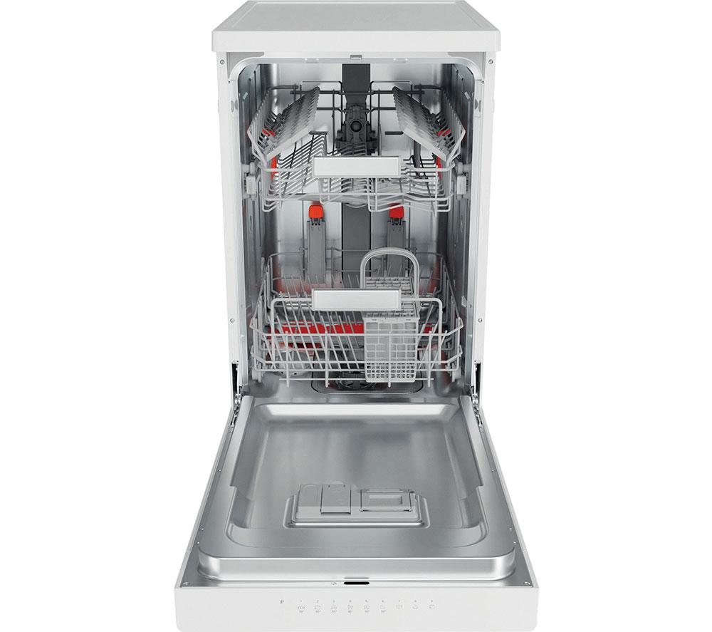 Lavavajillas estrecho HOTPOINT HSFO 3T223 W UK N - Blanco