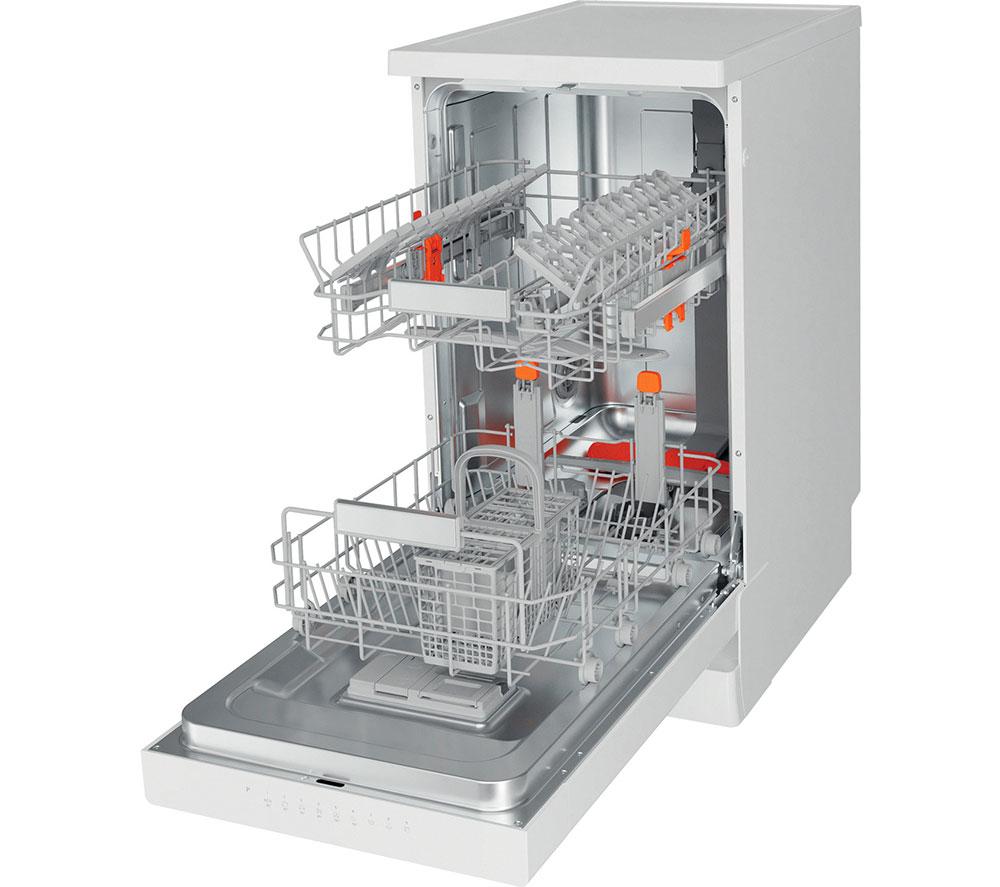 Lavavajillas estrecho HOTPOINT HSFO 3T223 W UK N - Blanco