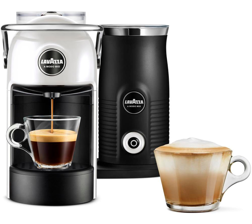 LAVAZZA A Modo Mio Jolie & Milk Coffee Machine - White