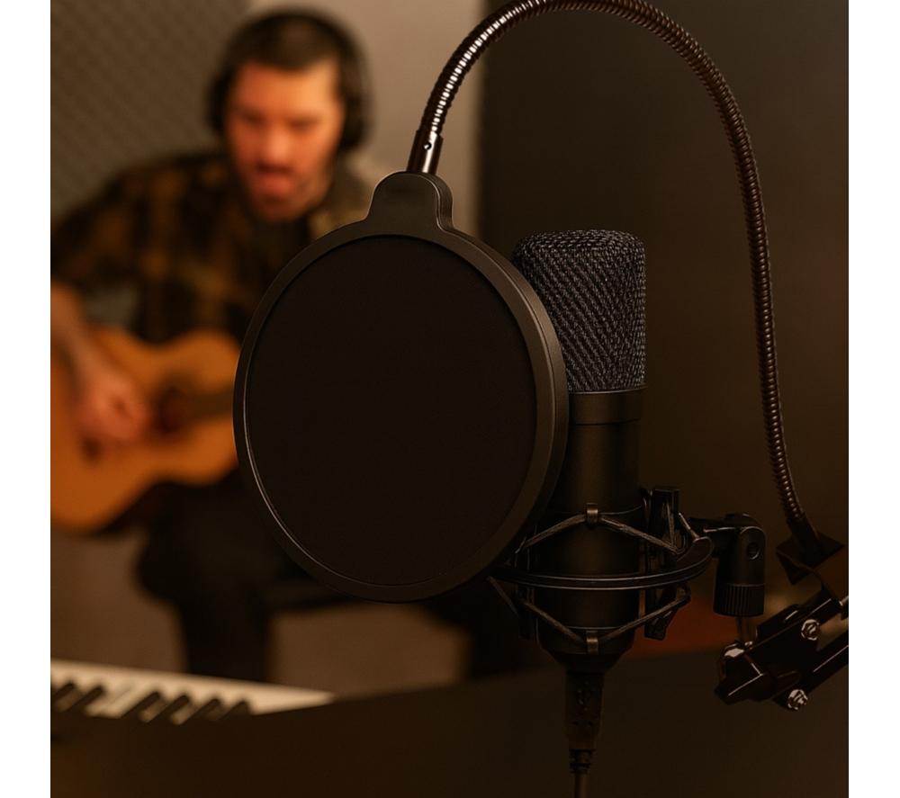 PROSOUND PROS-04AUA Microphone & Boom Arm - Black