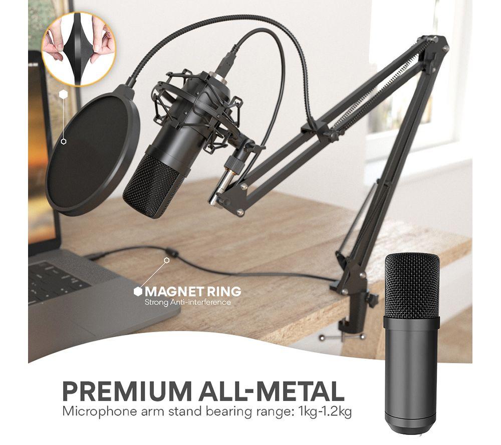 PROSOUND PROS-04AUA Microphone & Boom Arm - Black