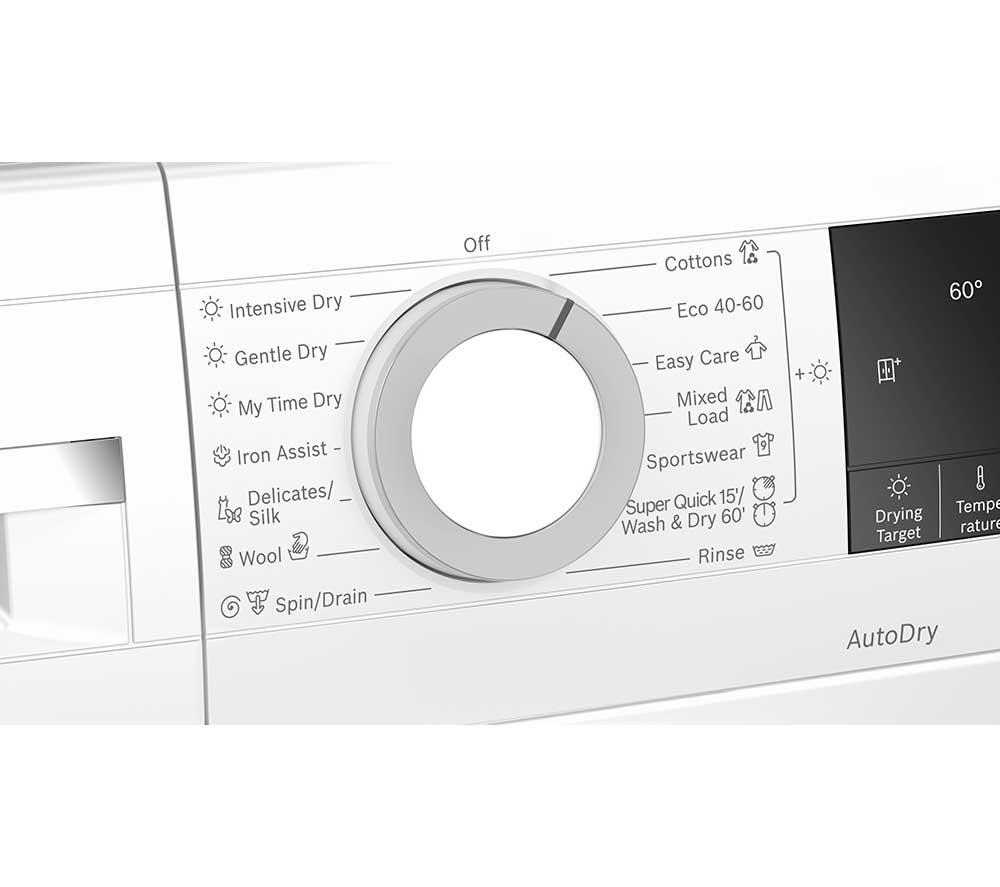 BOSCH Series 4 WNA134U8GB 8 kg Washer Dryer - White