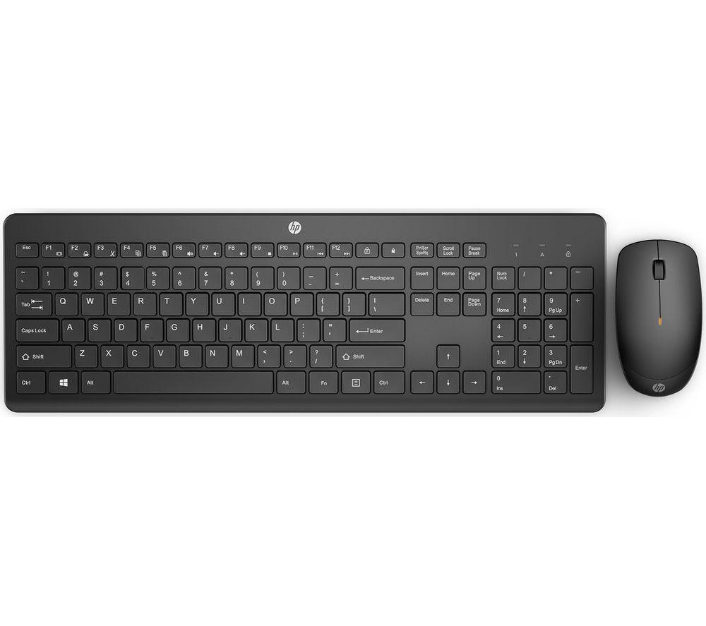 HP 230 Wireless Keyboard & Mouse Set - Black