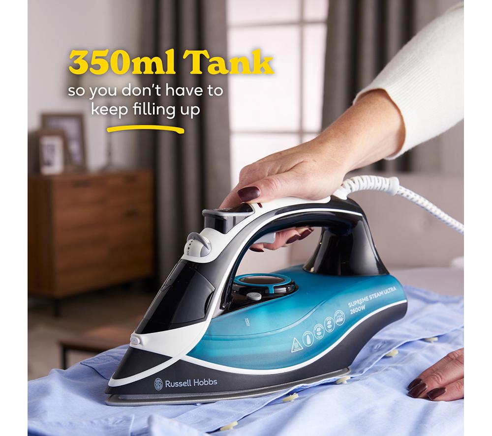 RUSSELL HOBBS Supreme Steam 23260 Iron - Black & Blue