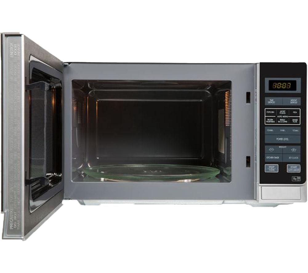 SHARP R372SLM Solo Microwave - Silver