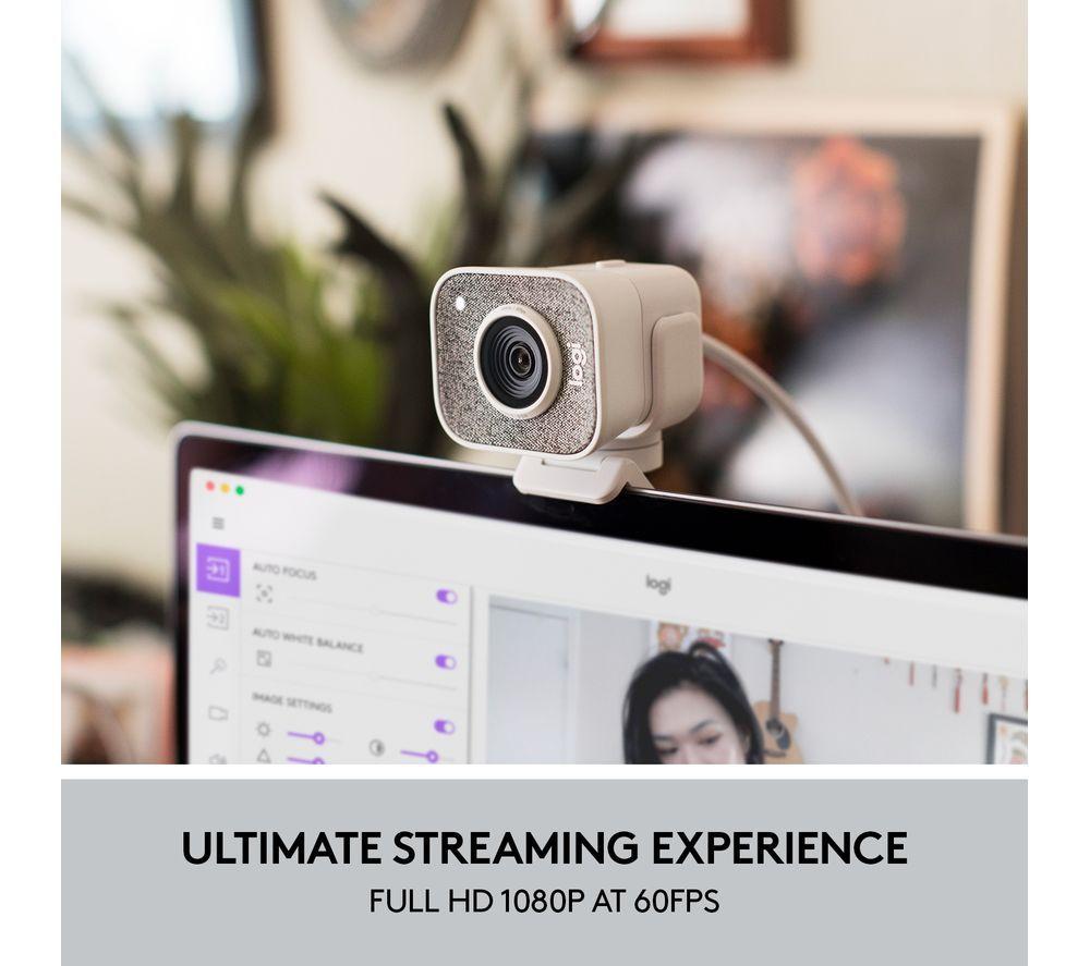 LOGITECH StreamCam Full HD USB-C Webcam & Yeti Professional USB Microphone Bundle - White & Black