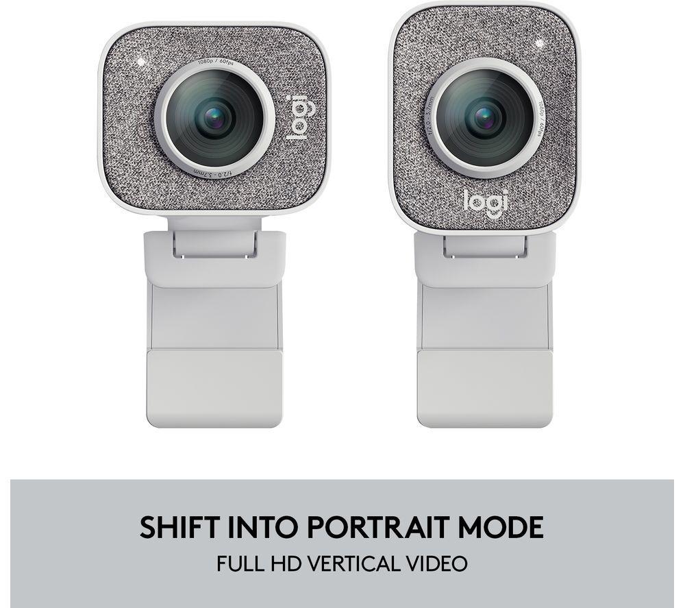 LOGITECH StreamCam Full HD USB-C Webcam & Yeti Professional USB Microphone Bundle - White & Black