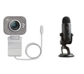 LOGITECH StreamCam Full HD USB-C Webcam & Yeti Professional USB Microphone Bundle - White & Black