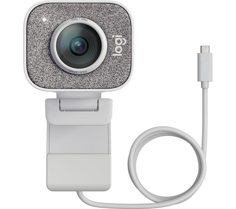 LOGITECH StreamCam Full HD USB-C Webcam & Yeti Professional USB Microphone Bundle - White & Silver