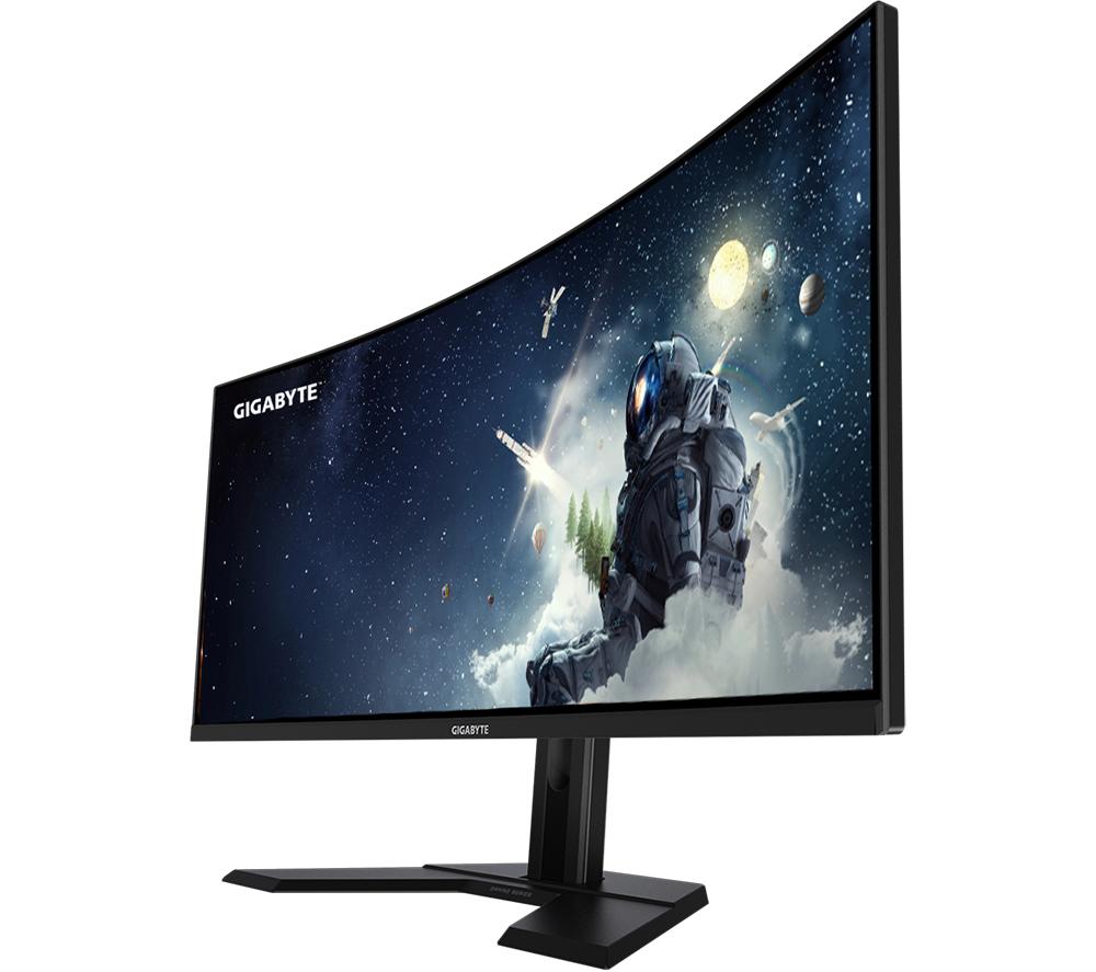 GIGABYTE G34WQC A Wide Quad HD 34" Curved VA Gaming Monitor - Black
