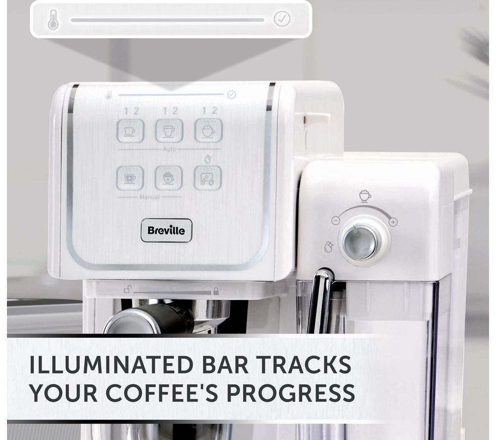 BREVILLE One-Touch CoffeeHouse II VCF147 Kaffeemaschine – Weiß