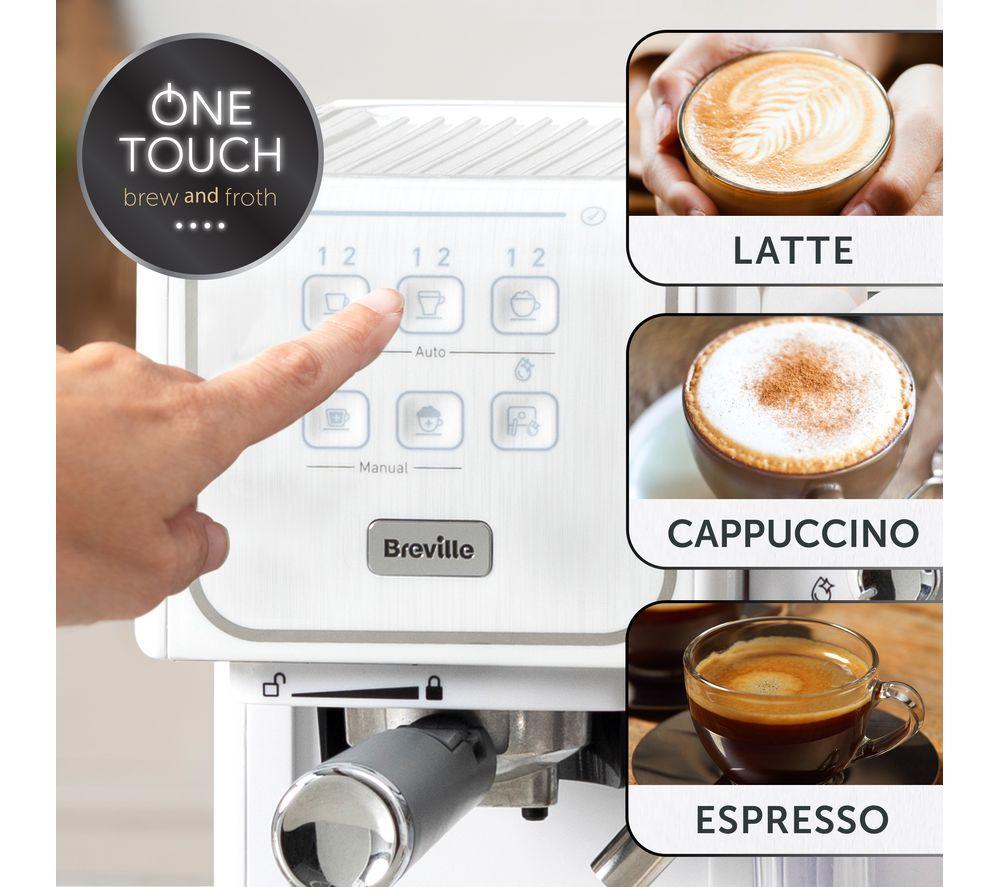 BREVILLE One-Touch CoffeeHouse II VCF147 Coffee Machine - White
