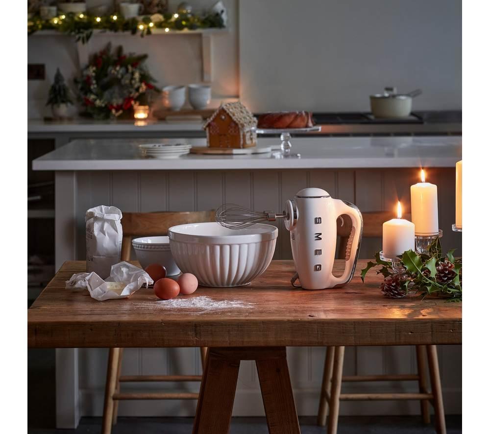 SMEG HMF01CRUK Hand Mixer - Cream