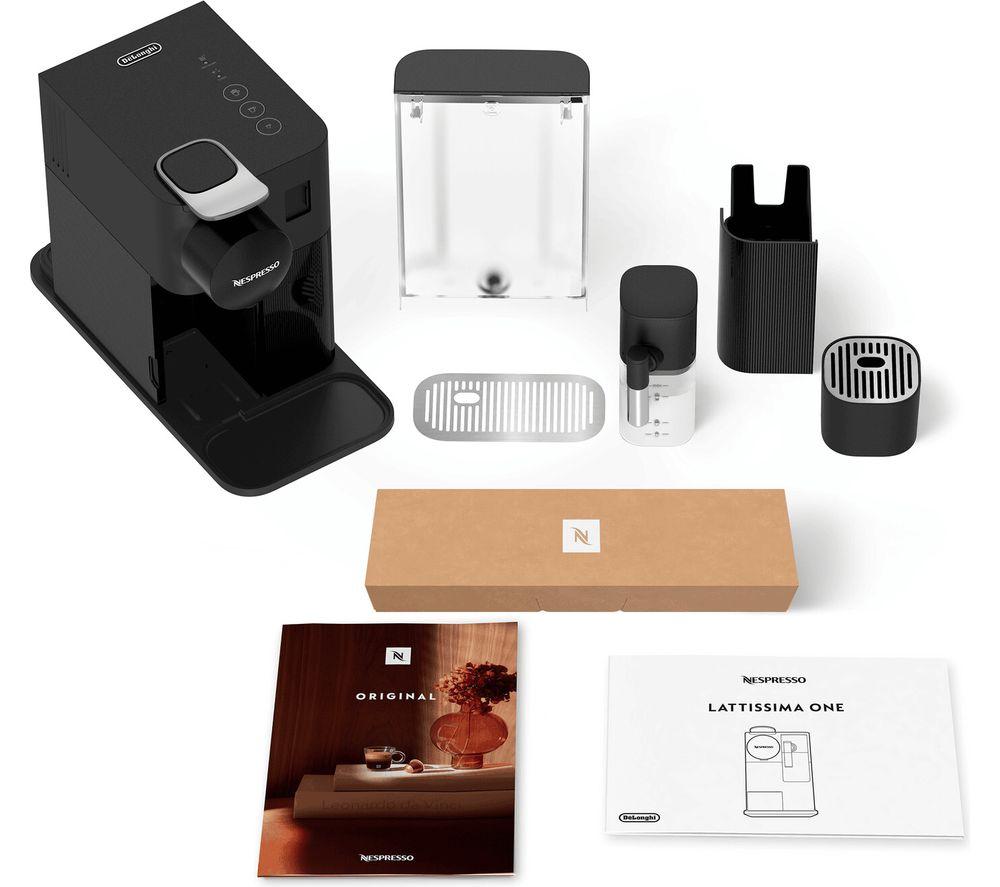 Nespresso by De'Longhi Lattissima One EN510.BK Kapselmaschine – Schwarz